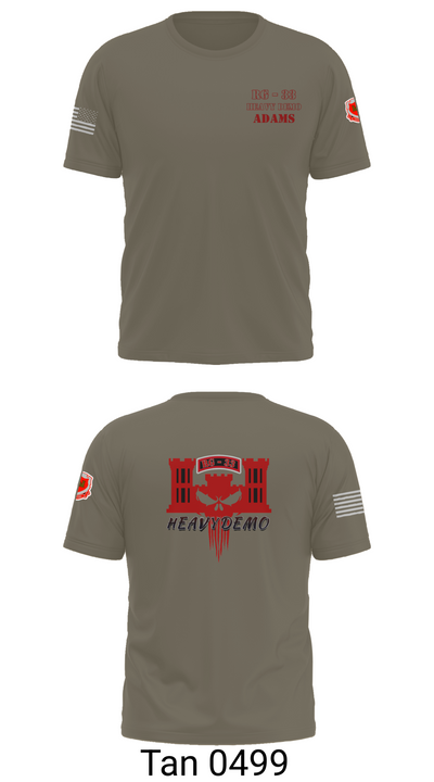 CESD Bravo 35th Engineer Battalion 45351759 Short Sleeve Performance Shirt - 76