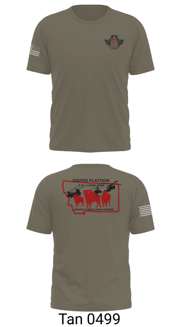 Short Sleeve Performance Shirt, E co. 1-189th, , Teamtime, Team time, sublimation, custom sports apparel, team uniforms, spirit wear, spiritwear, sports uniforms, custom shirts, team store, custom team store, fundraiser sports, apparel fundraiser
