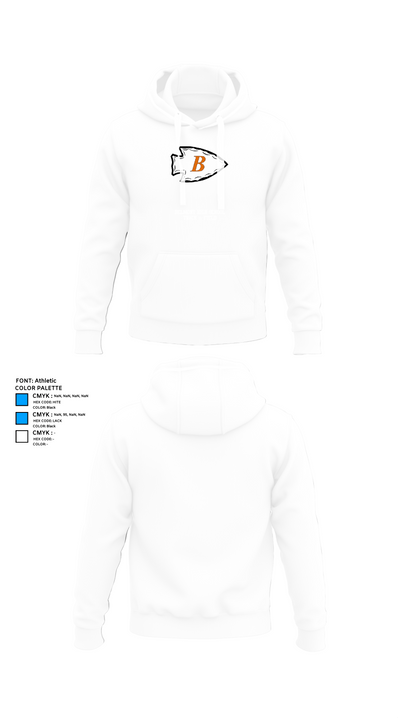Belmont High School Track & Field 46396711 Hoodie - 5