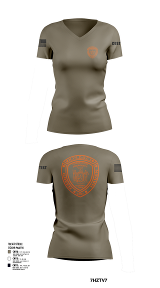 Womens Short Sleeve Vneck Shirt, Green Haven CERT, , Teamtime, Team time, sublimation, custom sports apparel, team uniforms, spirit wear, spiritwear, sports uniforms, custom shirts, team store, custom team store, fundraiser sports, apparel fundraiser