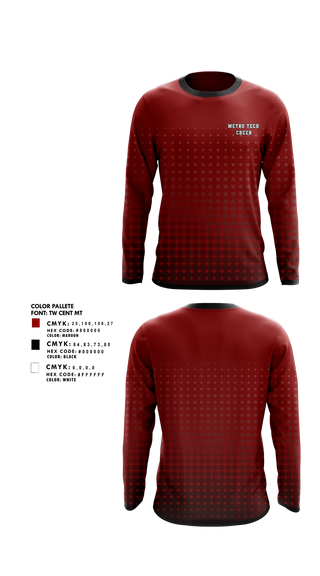 Long Sleeve Performance Shirt, Metro Tech Cheer, Cheer, Teamtime, Team time, sublimation, custom sports apparel, team uniforms, spirit wear, spiritwear, sports uniforms, custom shirts, team store, custom team store, fundraiser sports, apparel fundraiser
