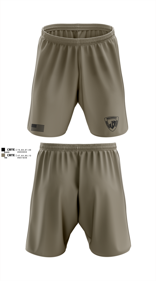 Athletic Shorts With Pockets, Discovery ChalleNGe Academy, , Teamtime, Team time, sublimation, custom sports apparel, team uniforms, spirit wear, spiritwear, sports uniforms, custom shirts, team store, custom team store, fundraiser sports, apparel fundraiser