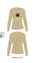 593rd esc 84588432 Women's Long Sleeve V-neck Shirt - 82