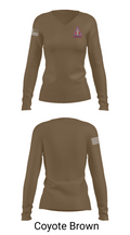 Recruiting and Retention Battalion 2441772 Women's Long Sleeve V-neck Shirt - 16