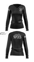 50 CES 12017180 Women's Long Sleeve V-neck Shirt - 1