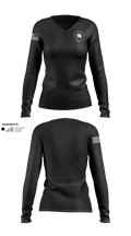GE IOC/RIT 19667811 Women's Long Sleeve V-neck Shirt - 1