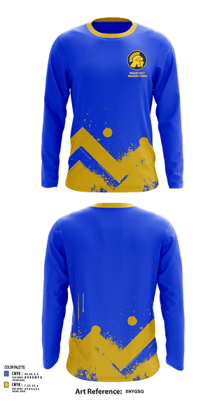 Long Sleeve Performance Shirt, Wausau West Warriors Tennis, Tennis, Teamtime, Team time, sublimation, custom sports apparel, team uniforms, spirit wear, spiritwear, sports uniforms, custom shirts, team store, custom team store, fundraiser sports, apparel fundraiser