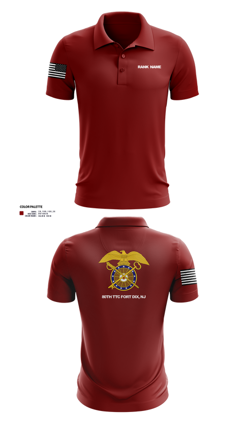 Short Sleeve Performance Polo, 80th TTC, , Teamtime, Team time, sublimation, custom sports apparel, team uniforms, spirit wear, spiritwear, sports uniforms, custom shirts, team store, custom team store, fundraiser sports, apparel fundraiser