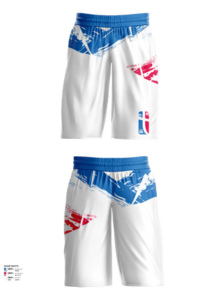 Mens Basketball Shorts, Greer Christian Basketball Association, Men's Basketball, Teamtime, Team time, sublimation, custom sports apparel, team uniforms, spirit wear, spiritwear, sports uniforms, custom shirts, team store, custom team store, fundraiser sports, apparel fundraiser