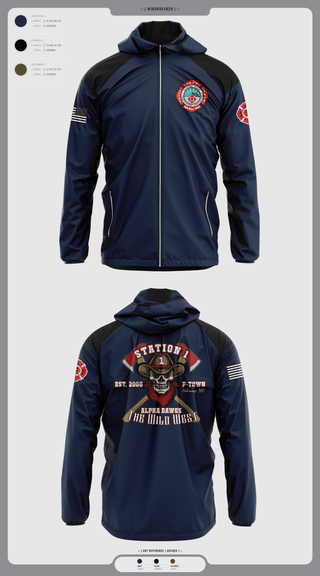 Windbreaker, PVFR, Fire Department, Teamtime, Team time, sublimation, custom sports apparel, team uniforms, spirit wear, spiritwear, sports uniforms, custom shirts, team store, custom team store, fundraiser sports, apparel fundraiser