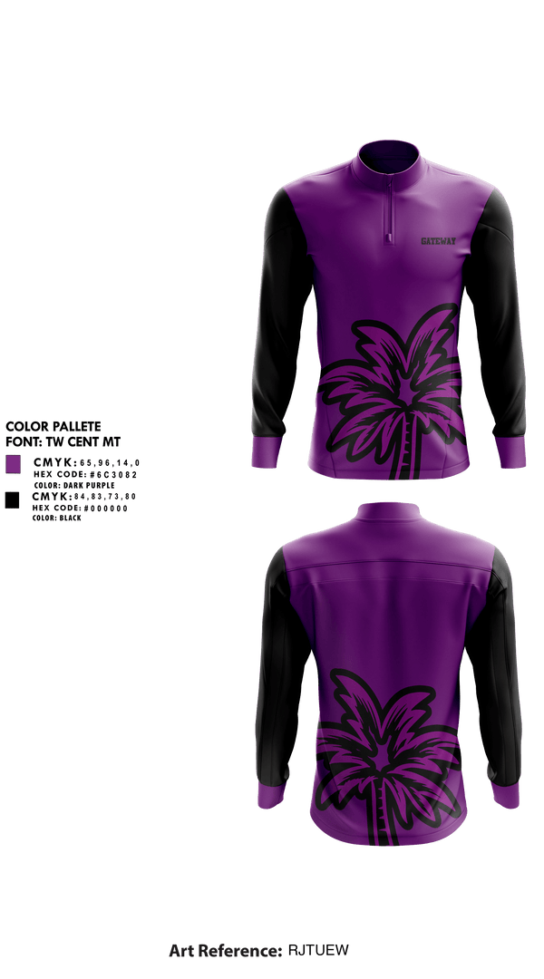Quarter Zip Jacket, Gateway Elite Warriors, Men's Basketball, Teamtime, Team time, sublimation, custom sports apparel, team uniforms, spirit wear, spiritwear, sports uniforms, custom shirts, team store, custom team store, fundraiser sports, apparel fundraiser
