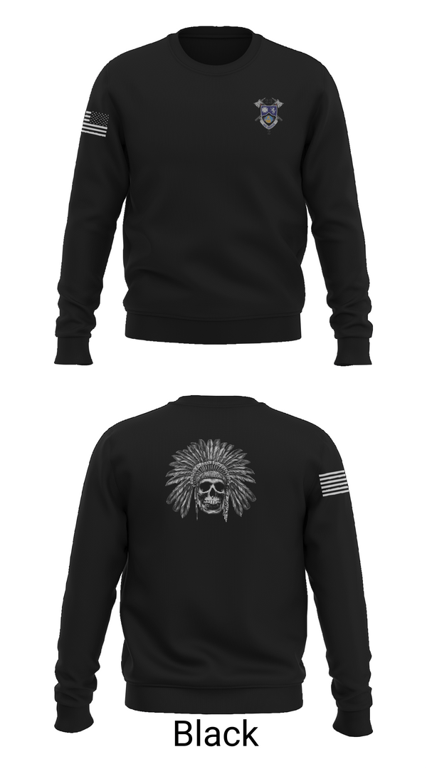 Crew Neck Sweatshirt, 2-23IN CRAZYHORSE CO., , Teamtime, Team time, sublimation, custom sports apparel, team uniforms, spirit wear, spiritwear, sports uniforms, custom shirts, team store, custom team store, fundraiser sports, apparel fundraiser