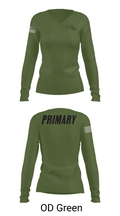 1-10ab 26071483 Women's Long Sleeve V-neck Shirt - 57