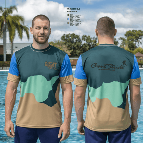 Short Sleeve Performance Shirt, Giant Stride KSAGiant Stride Global, Water Polo, Teamtime, Team time, sublimation, custom sports apparel, team uniforms, spirit wear, spiritwear, sports uniforms, custom shirts, team store, custom team store, fundraiser sports, apparel fundraiser