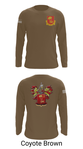 Long Sleeve Performance Shirt, 2-377 PFAR, Army, Teamtime, Team time, sublimation, custom sports apparel, team uniforms, spirit wear, spiritwear, sports uniforms, custom shirts, team store, custom team store, fundraiser sports, apparel fundraiser