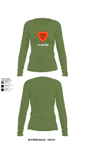 3/11 Mayhem 49305412 Women's Long Sleeve V-neck Shirt - 42