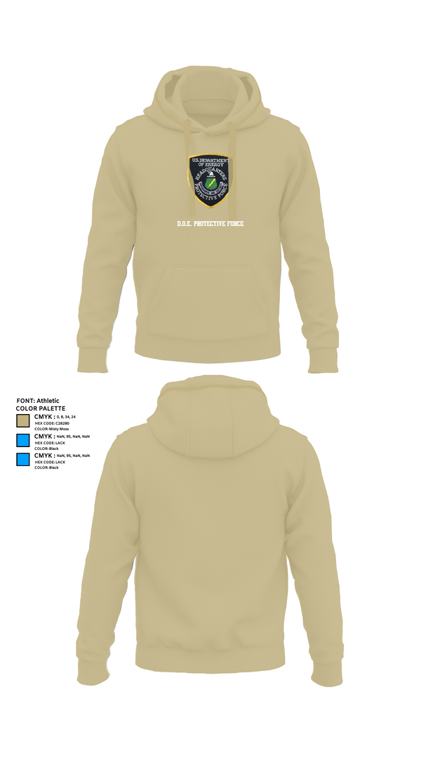 Hoodie, D.O.E. Protective Force, , Teamtime, Team time, sublimation, custom sports apparel, team uniforms, spirit wear, spiritwear, sports uniforms, custom shirts, team store, custom team store, fundraiser sports, apparel fundraiser