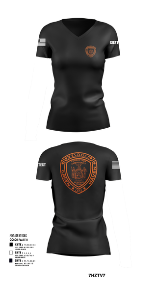 Womens Short Sleeve Vneck Shirt, Green Haven CERT, , Teamtime, Team time, sublimation, custom sports apparel, team uniforms, spirit wear, spiritwear, sports uniforms, custom shirts, team store, custom team store, fundraiser sports, apparel fundraiser
