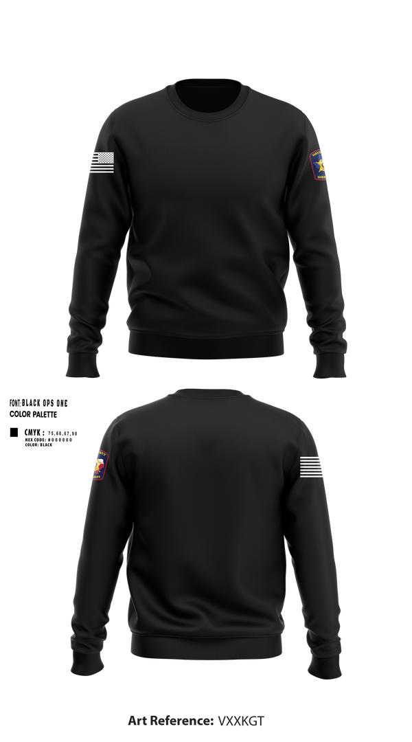 Crew Neck Sweatshirt, Hays County Sheriff’s Office, , Teamtime, Team time, sublimation, custom sports apparel, team uniforms, spirit wear, spiritwear, sports uniforms, custom shirts, team store, custom team store, fundraiser sports, apparel fundraiser