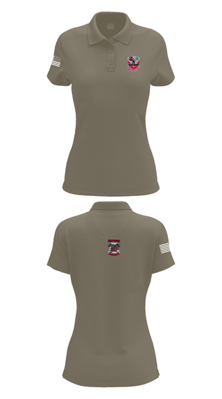 Womens Short Sleeve Performance Polo, 16th BEB 571st Company, , Teamtime, Team time, sublimation, custom sports apparel, team uniforms, spirit wear, spiritwear, sports uniforms, custom shirts, team store, custom team store, fundraiser sports, apparel fundraiser