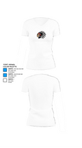Social Circle Middle School Softball 28637906 Women's Short Sleeve V-neck Shirt - 18