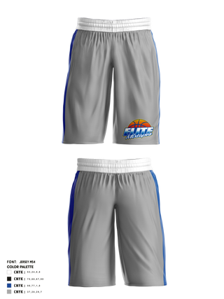 Athletic Shorts With Pockets, Elite Mixtapes, Men's Basketball, Teamtime, Team time, sublimation, custom sports apparel, team uniforms, spirit wear, spiritwear, sports uniforms, custom shirts, team store, custom team store, fundraiser sports, apparel fundraiser