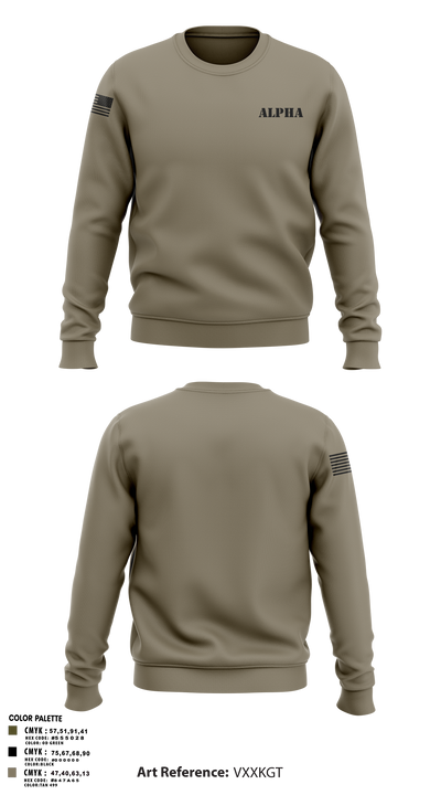 Alpha 56178056 Crew Neck Sweatshirt - 2