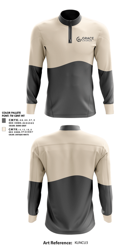 Quarter Zip Jacket, GCY youth, , Teamtime, Team time, sublimation, custom sports apparel, team uniforms, spirit wear, spiritwear, sports uniforms, custom shirts, team store, custom team store, fundraiser sports, apparel fundraiser
