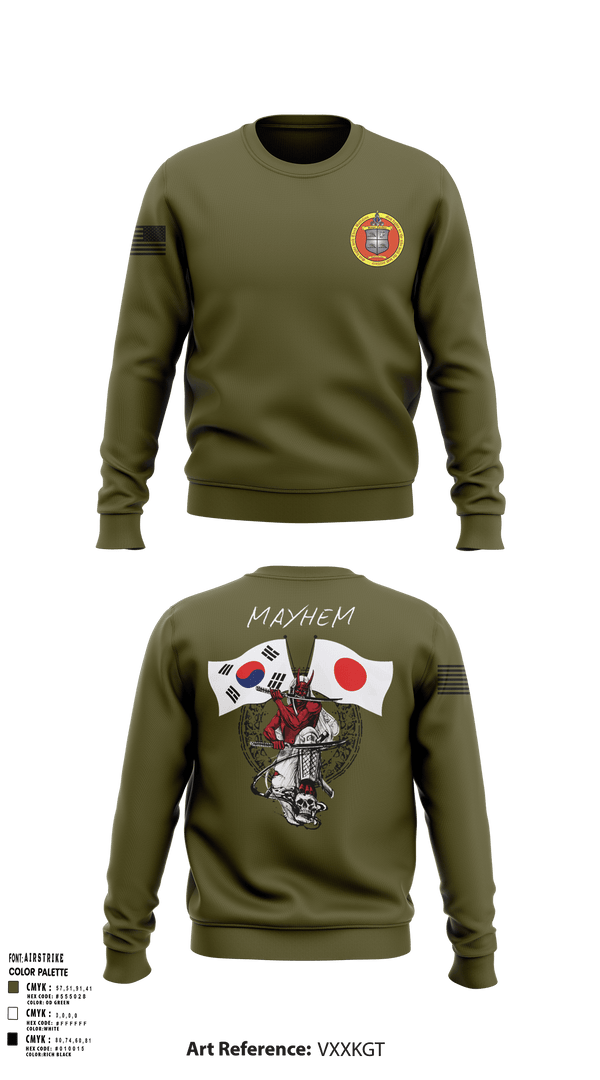 Crew Neck Sweatshirt, 3/11 Mayhem, , Teamtime, Team time, sublimation, custom sports apparel, team uniforms, spirit wear, spiritwear, sports uniforms, custom shirts, team store, custom team store, fundraiser sports, apparel fundraiser