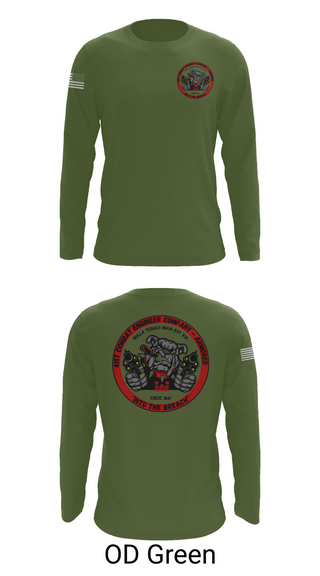 Long Sleeve Performance Shirt, 41st CEC-A, Army, Teamtime, Team time, sublimation, custom sports apparel, team uniforms, spirit wear, spiritwear, sports uniforms, custom shirts, team store, custom team store, fundraiser sports, apparel fundraiser