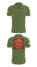 25th infantry division C-Btry 1/8 FA 8241745 Short Sleeve Performance Polo - 47