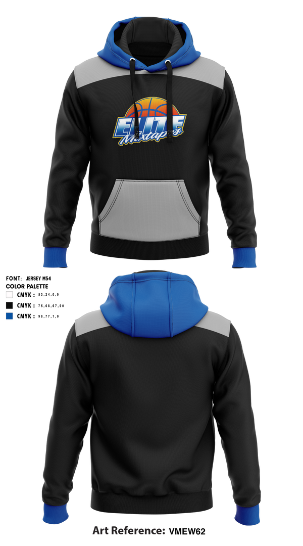 Hoodie, Elite Mixtapes, Men's Basketball, Teamtime, Team time, sublimation, custom sports apparel, team uniforms, spirit wear, spiritwear, sports uniforms, custom shirts, team store, custom team store, fundraiser sports, apparel fundraiser