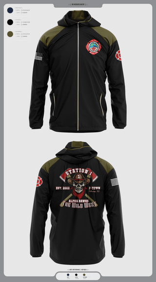 Windbreaker, PVFR, Fire Department, Teamtime, Team time, sublimation, custom sports apparel, team uniforms, spirit wear, spiritwear, sports uniforms, custom shirts, team store, custom team store, fundraiser sports, apparel fundraiser