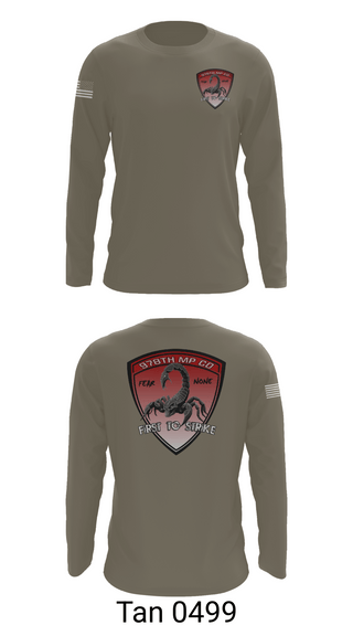 Long Sleeve Performance Shirt, 978th Military Police Company, , Teamtime, Team time, sublimation, custom sports apparel, team uniforms, spirit wear, spiritwear, sports uniforms, custom shirts, team store, custom team store, fundraiser sports, apparel fundraiser