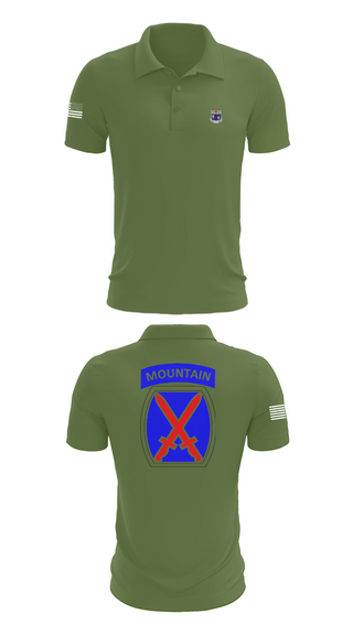 Short Sleeve Performance Polo, 1-155th, , Teamtime, Team time, sublimation, custom sports apparel, team uniforms, spirit wear, spiritwear, sports uniforms, custom shirts, team store, custom team store, fundraiser sports, apparel fundraiser