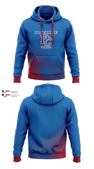 Hoodie, Presbyterian College Men's Tennis, Tennis, Teamtime, Team time, sublimation, custom sports apparel, team uniforms, spirit wear, spiritwear, sports uniforms, custom shirts, team store, custom team store, fundraiser sports, apparel fundraiser