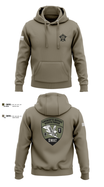 Desoto Parish Sheriff’s Office SWAT 96346958 Hoodie - 1