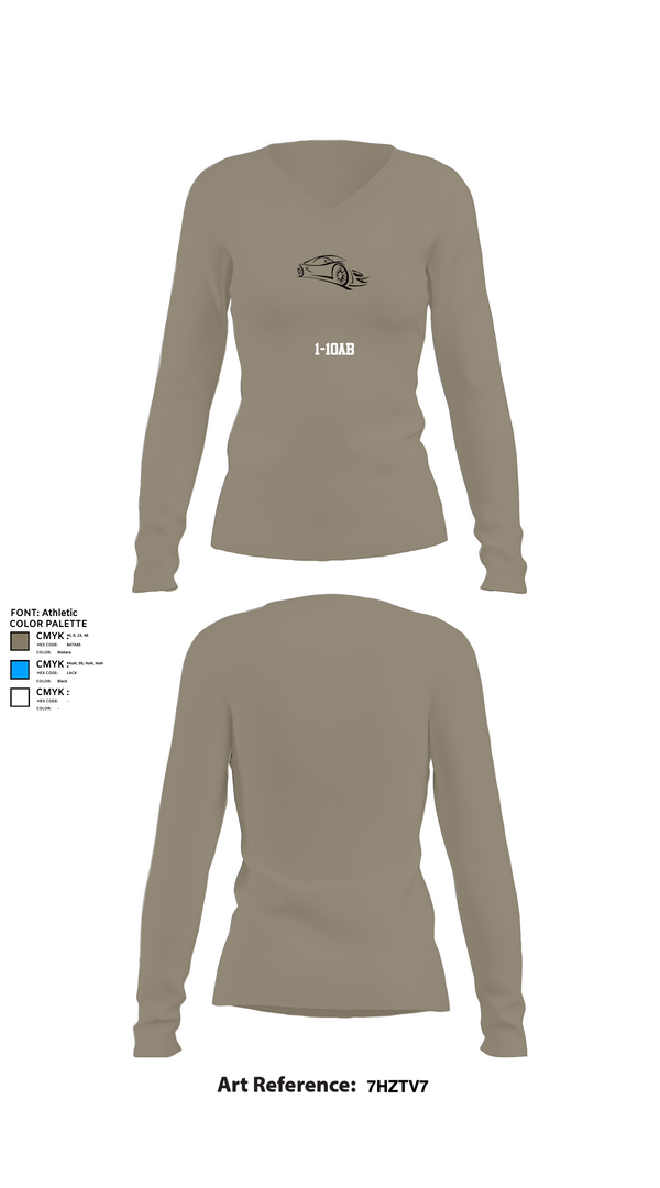 Womens Long Sleeve Vneck Shirt, 1-10ab, , Teamtime, Team time, sublimation, custom sports apparel, team uniforms, spirit wear, spiritwear, sports uniforms, custom shirts, team store, custom team store, fundraiser sports, apparel fundraiser