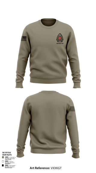 Crew Neck Sweatshirt, , Army, Teamtime, Team time, sublimation, custom sports apparel, team uniforms, spirit wear, spiritwear, sports uniforms, custom shirts, team store, custom team store, fundraiser sports, apparel fundraiser