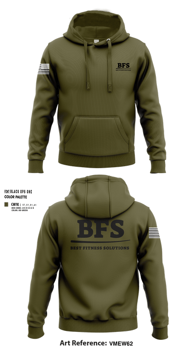 BEST FITNESS SOLUTIONS 74621032 Hoodie - 251