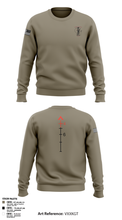 WIARNG Marksmanship 12854544 Crew Neck Sweatshirt - 108