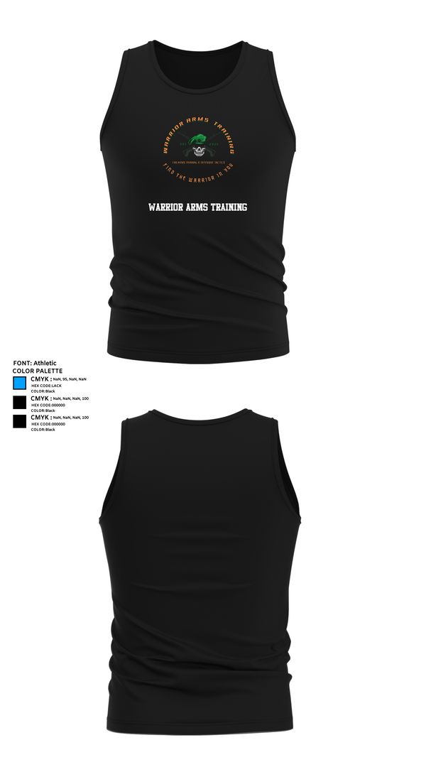 Tank Top, Warrior Arms Training, , Teamtime, Team time, sublimation, custom sports apparel, team uniforms, spirit wear, spiritwear, sports uniforms, custom shirts, team store, custom team store, fundraiser sports, apparel fundraiser