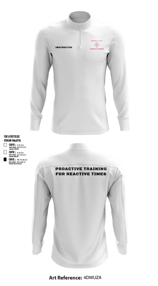 Quarter Zip Jacket, Double Tap Tactics, , Teamtime, Team time, sublimation, custom sports apparel, team uniforms, spirit wear, spiritwear, sports uniforms, custom shirts, team store, custom team store, fundraiser sports, apparel fundraiser