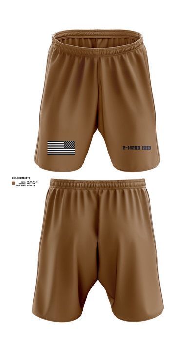 2-142nd HHB 84315779 Athletic Shorts With Pockets - 1