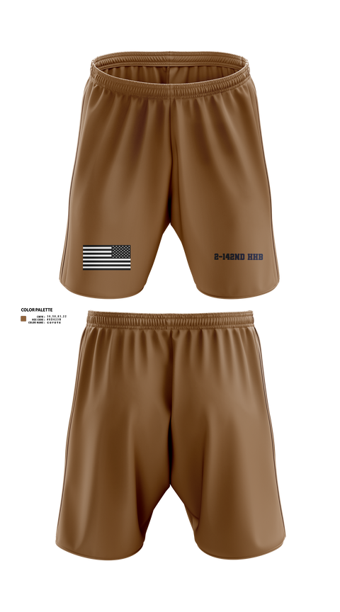 Athletic Shorts With Pockets, 2-142nd HHB, , Teamtime, Team time, sublimation, custom sports apparel, team uniforms, spirit wear, spiritwear, sports uniforms, custom shirts, team store, custom team store, fundraiser sports, apparel fundraiser