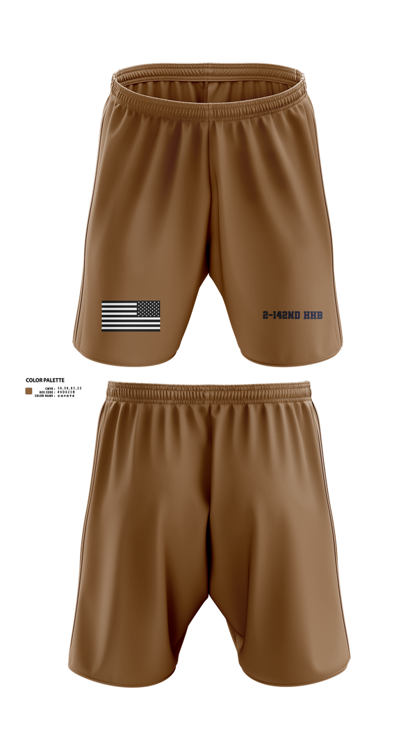 Athletic Shorts With Pockets, 2-142nd HHB, , Teamtime, Team time, sublimation, custom sports apparel, team uniforms, spirit wear, spiritwear, sports uniforms, custom shirts, team store, custom team store, fundraiser sports, apparel fundraiser
