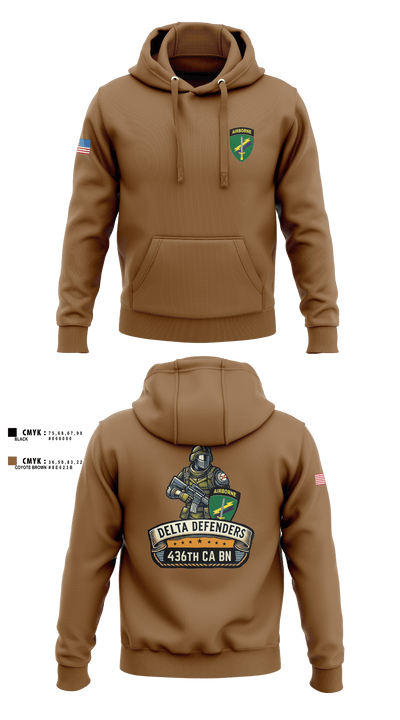 D Co 436th CA BN 62553628 Hoodie - 1