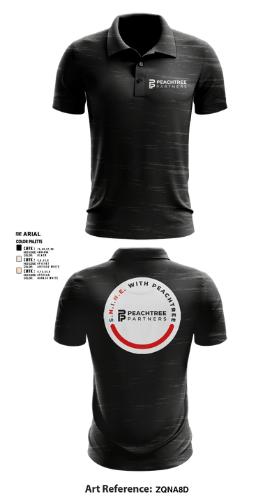 Peachtree Partners 27724894 Short Sleeve Performance Polo - 3