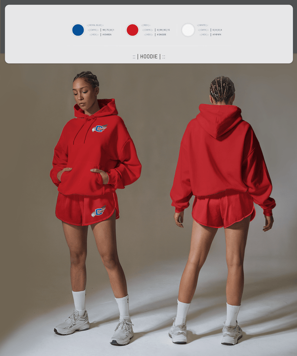 Hoodie, Cleveland Blue Raiders, Track & Field, Teamtime, Team time, sublimation, custom sports apparel, team uniforms, spirit wear, spiritwear, sports uniforms, custom shirts, team store, custom team store, fundraiser sports, apparel fundraiser