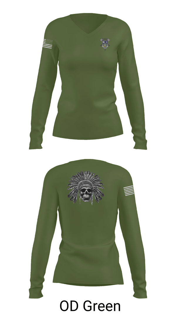Womens Long Sleeve Vneck Shirt, 2-23IN CRAZYHORSE CO., , Teamtime, Team time, sublimation, custom sports apparel, team uniforms, spirit wear, spiritwear, sports uniforms, custom shirts, team store, custom team store, fundraiser sports, apparel fundraiser